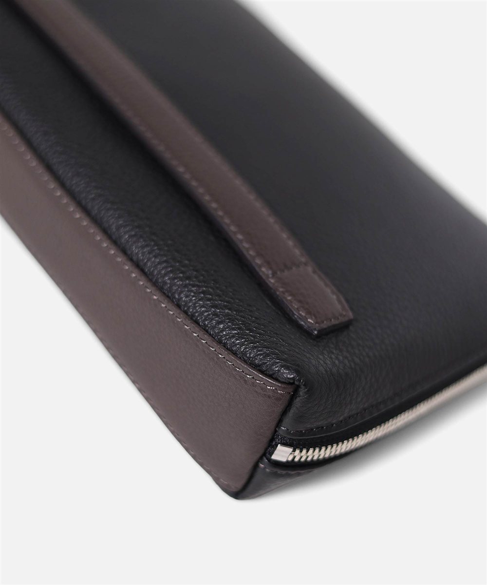 フジタカ カルク レザークラッチバッグ