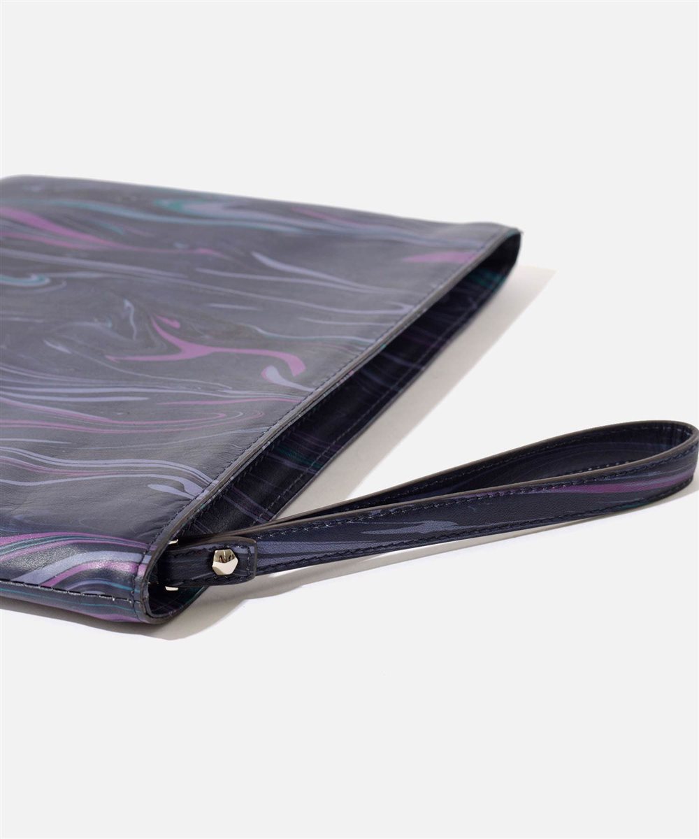 フジタカ ミーツ SUMINAGASHI KYOTO Leather レザークラッチバッグ B5