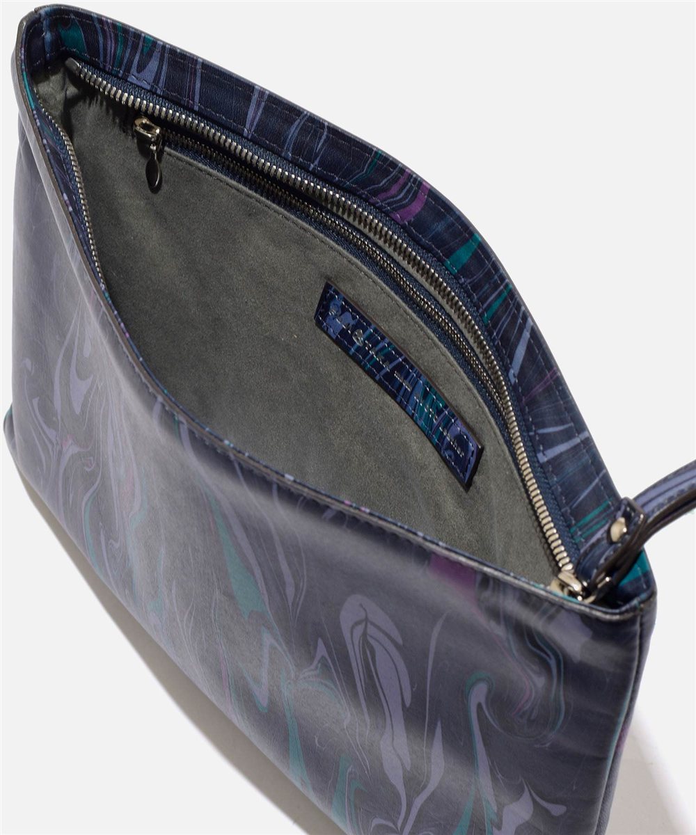 フジタカ ミーツ SUMINAGASHI KYOTO Leather レザークラッチバッグ B5