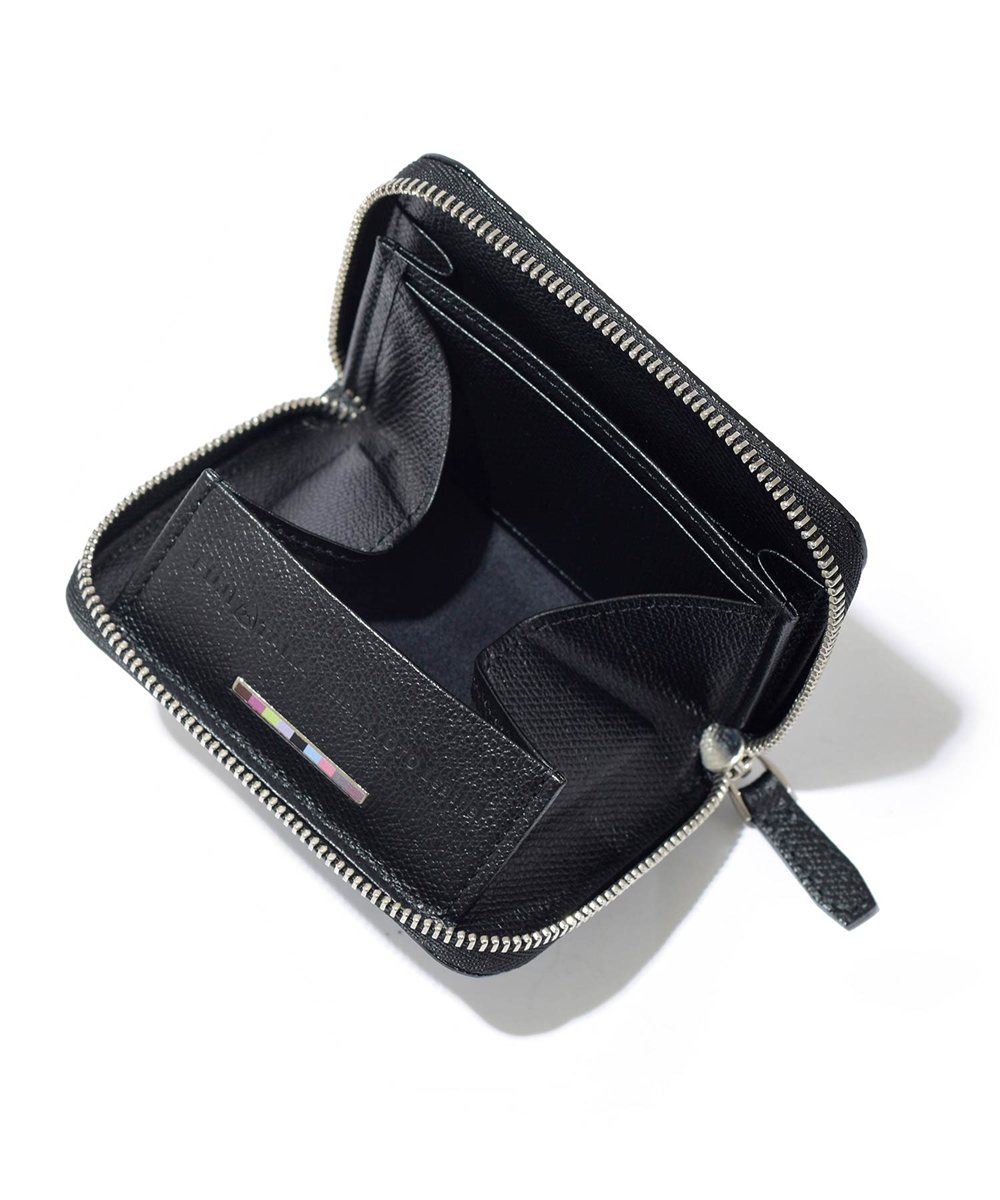 フジタカ ミーツ KARAKUSA KYOTO Leather 小銭入れ BOX型 カード段付き