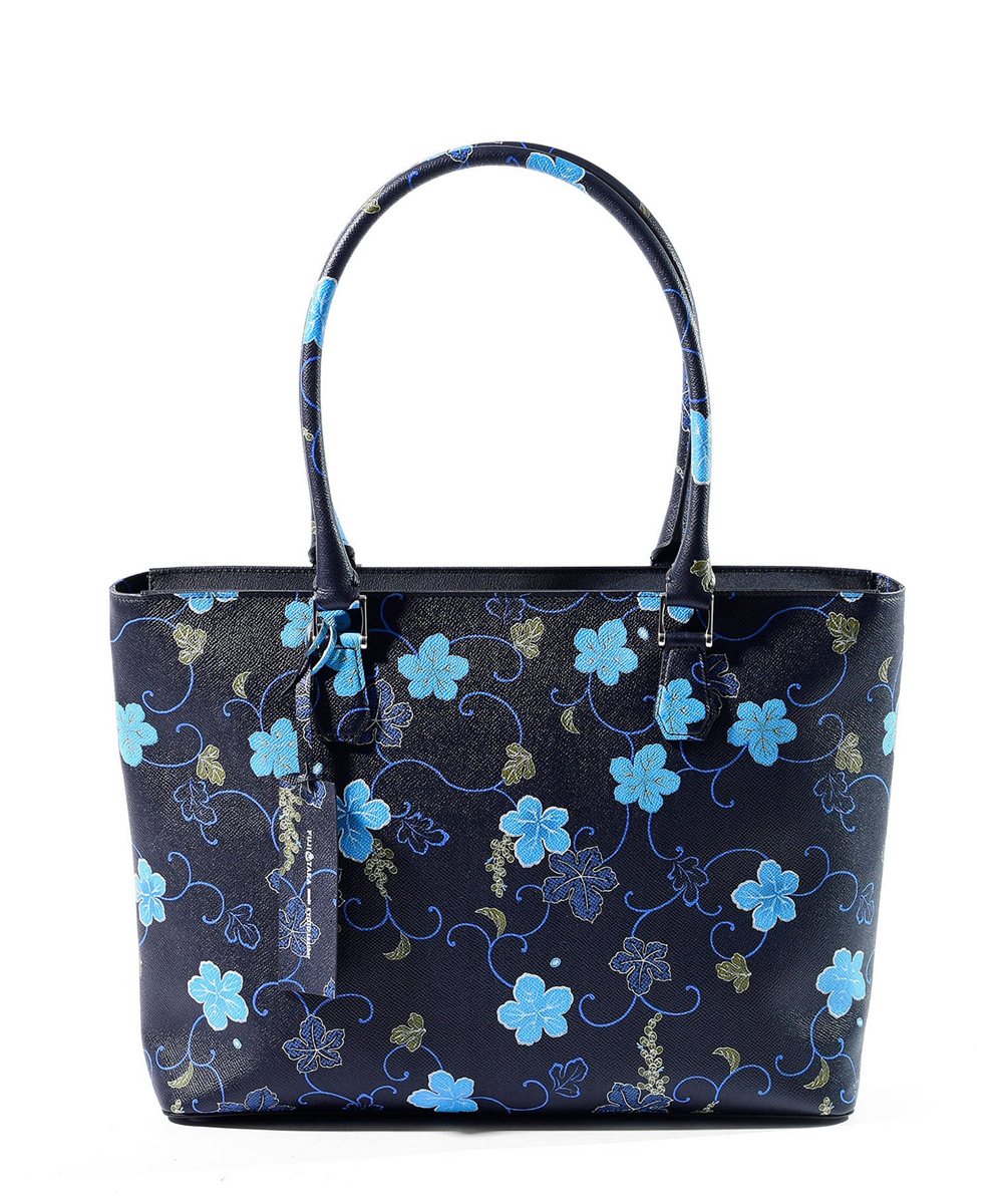 フジタカ ミーツ KARAKUSA KYOTO Leather レザートートバッグ B4