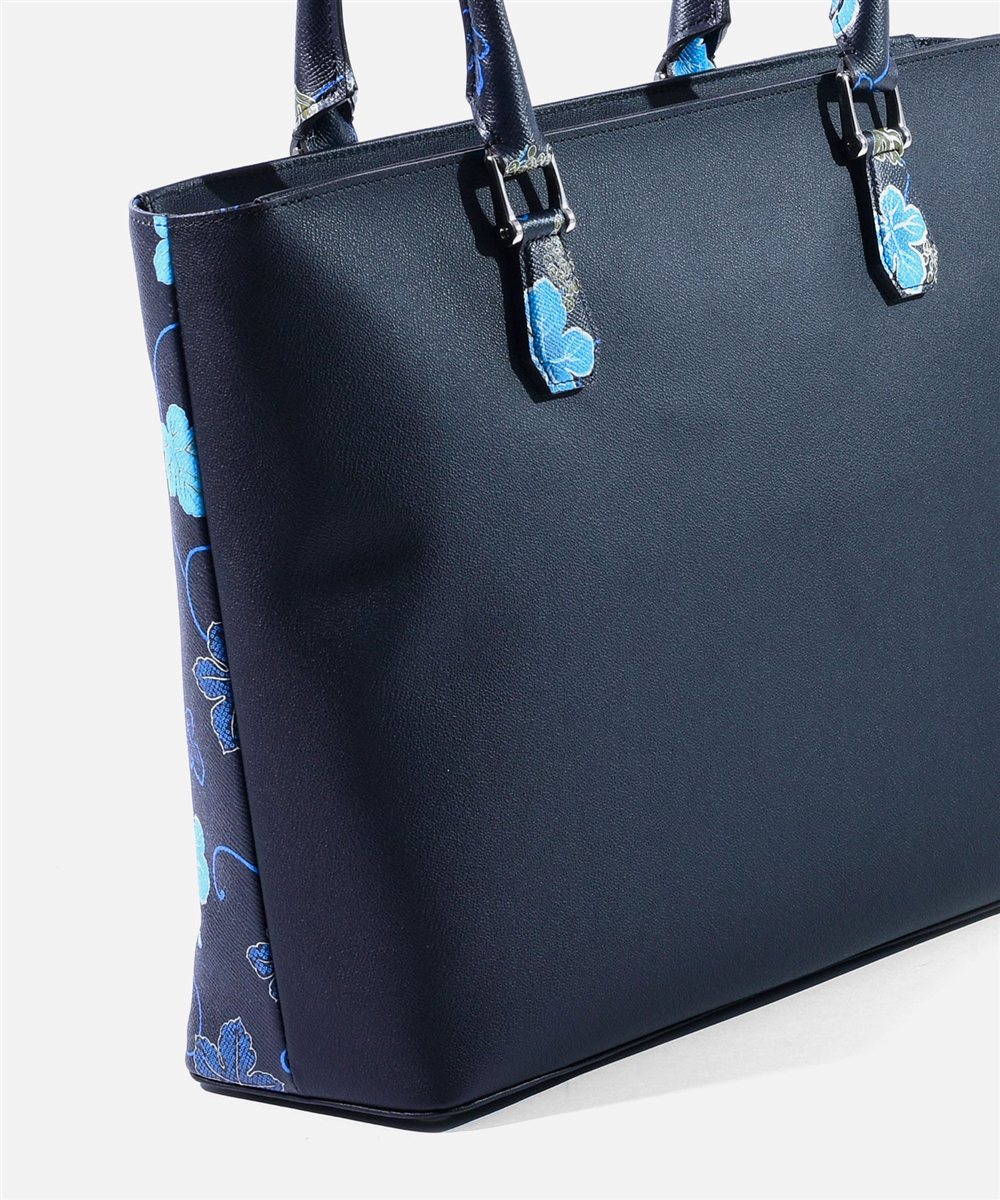 フジタカ ミーツ KARAKUSA KYOTO Leather レザートートバッグ B4