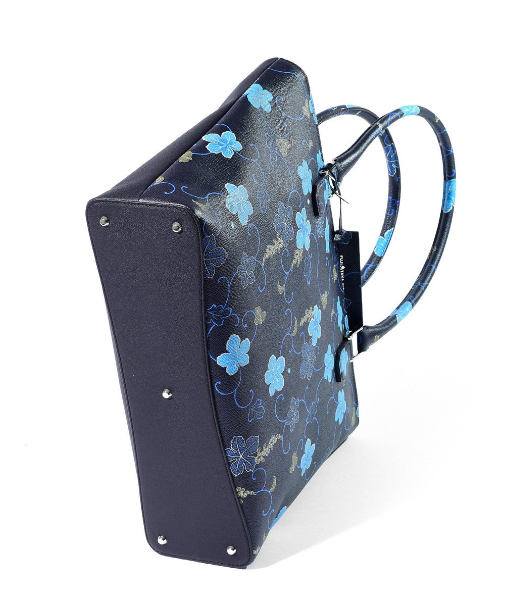 フジタカ ミーツ KARAKUSA KYOTO Leather レザートートバッグ B4