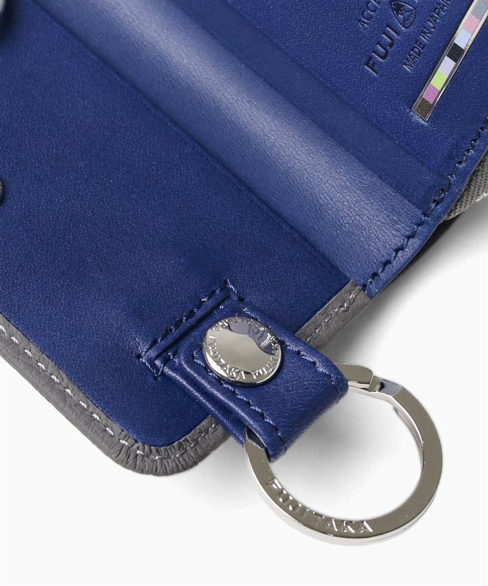 フジタカ バブル 小銭入れ付き キーケース 5連