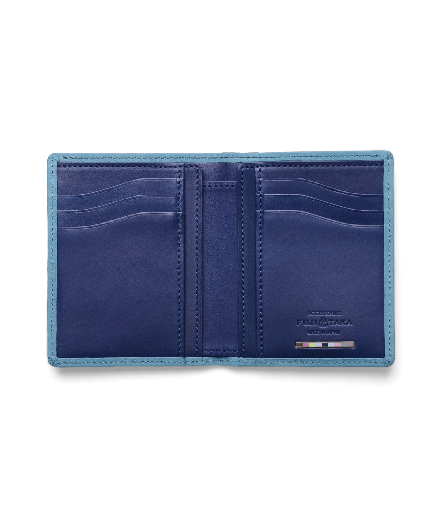 FUJITAKA / フジタカ バブル コンパクト 二つ折り財布 カード段6 / 二