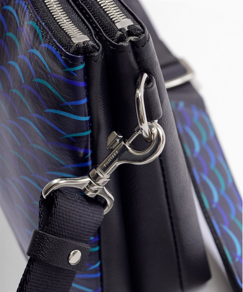 フジタカ ミーツ TSUYUSHIBA KYOTO Leather レザーショルダーバッグ