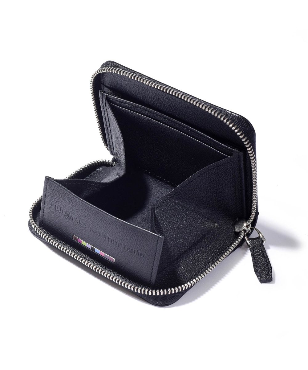 フジタカ ミーツ TSUYUSHIBA KYOTO Leather 小銭入れ BOX型 カード段付き