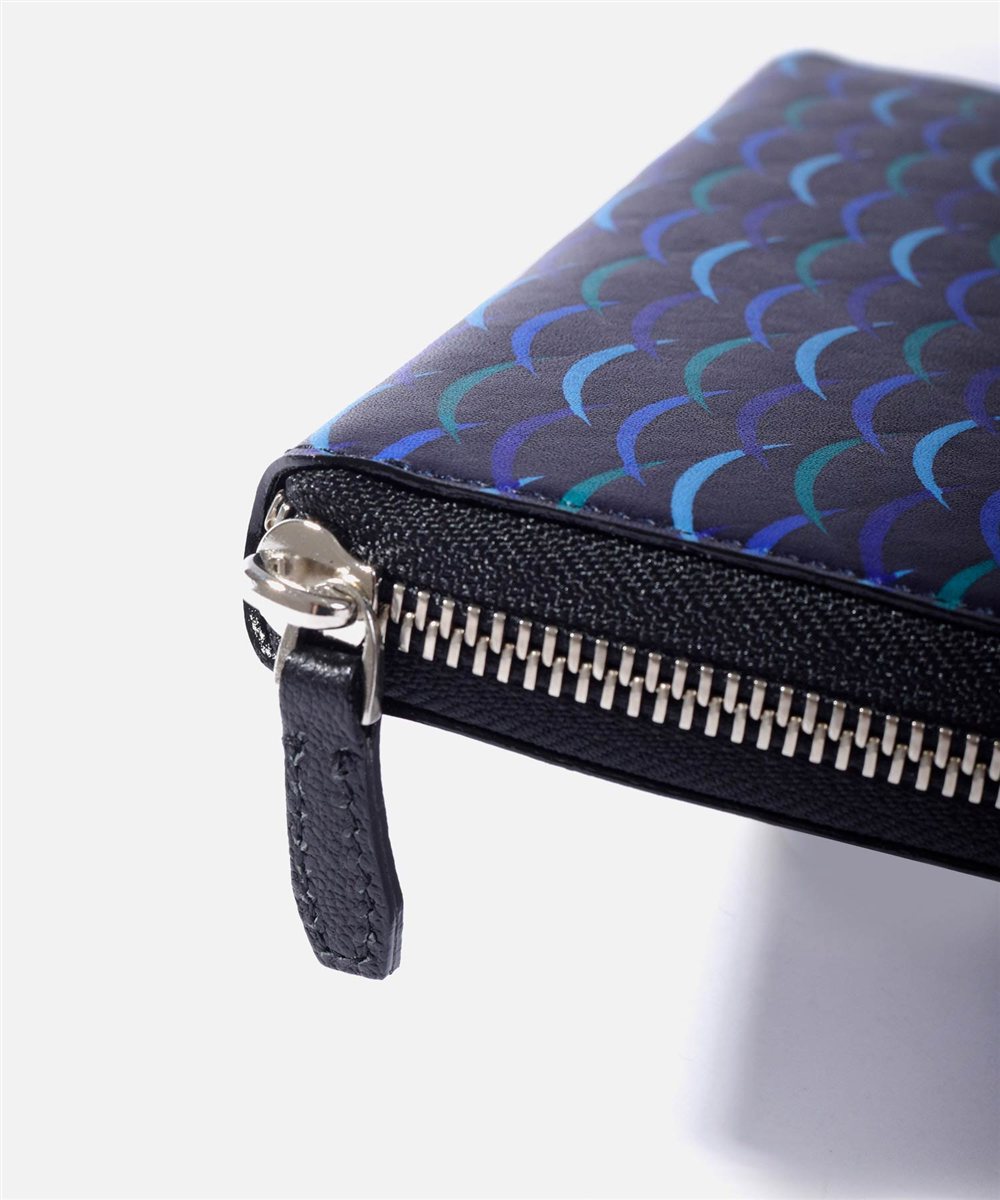 フジタカ ミーツ TSUYUSHIBA KYOTO Leather 長財布 ラウンドファスナー カード段16