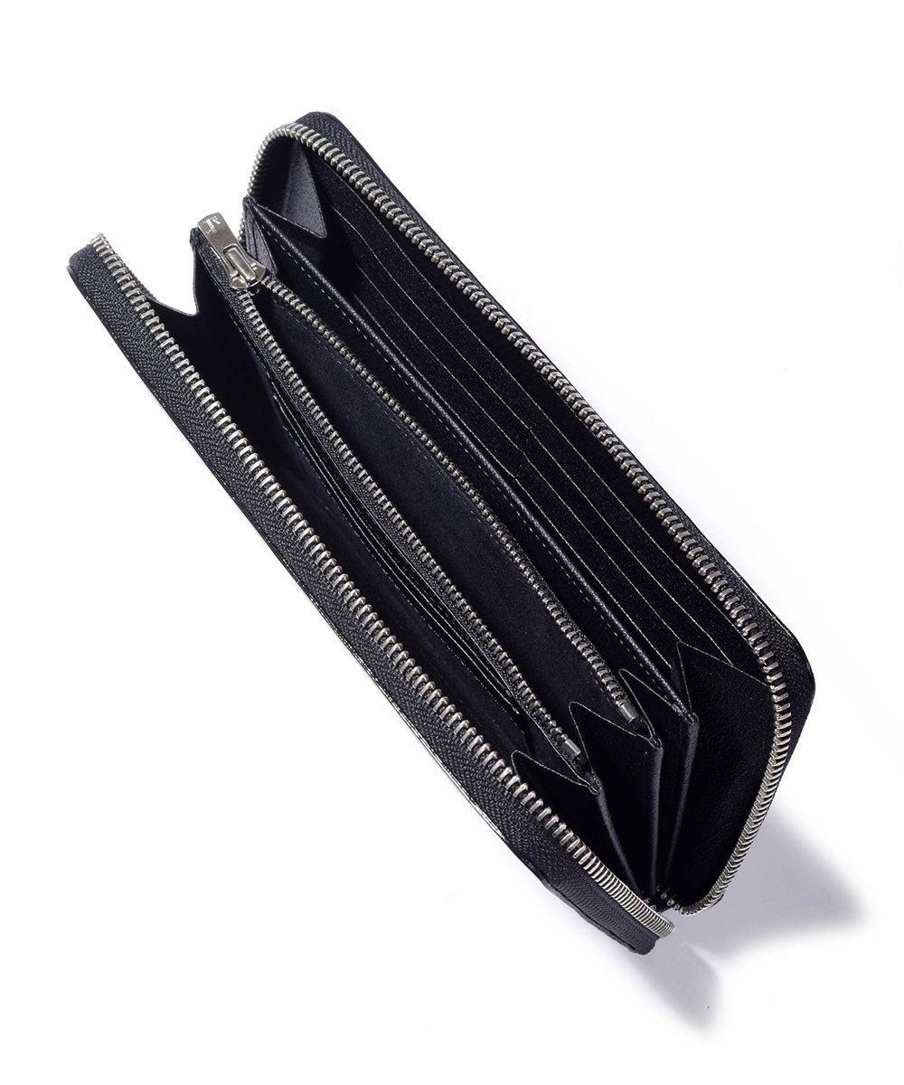 フジタカ ミーツ TSUYUSHIBA KYOTO Leather 長財布 ラウンドファスナー カード段16