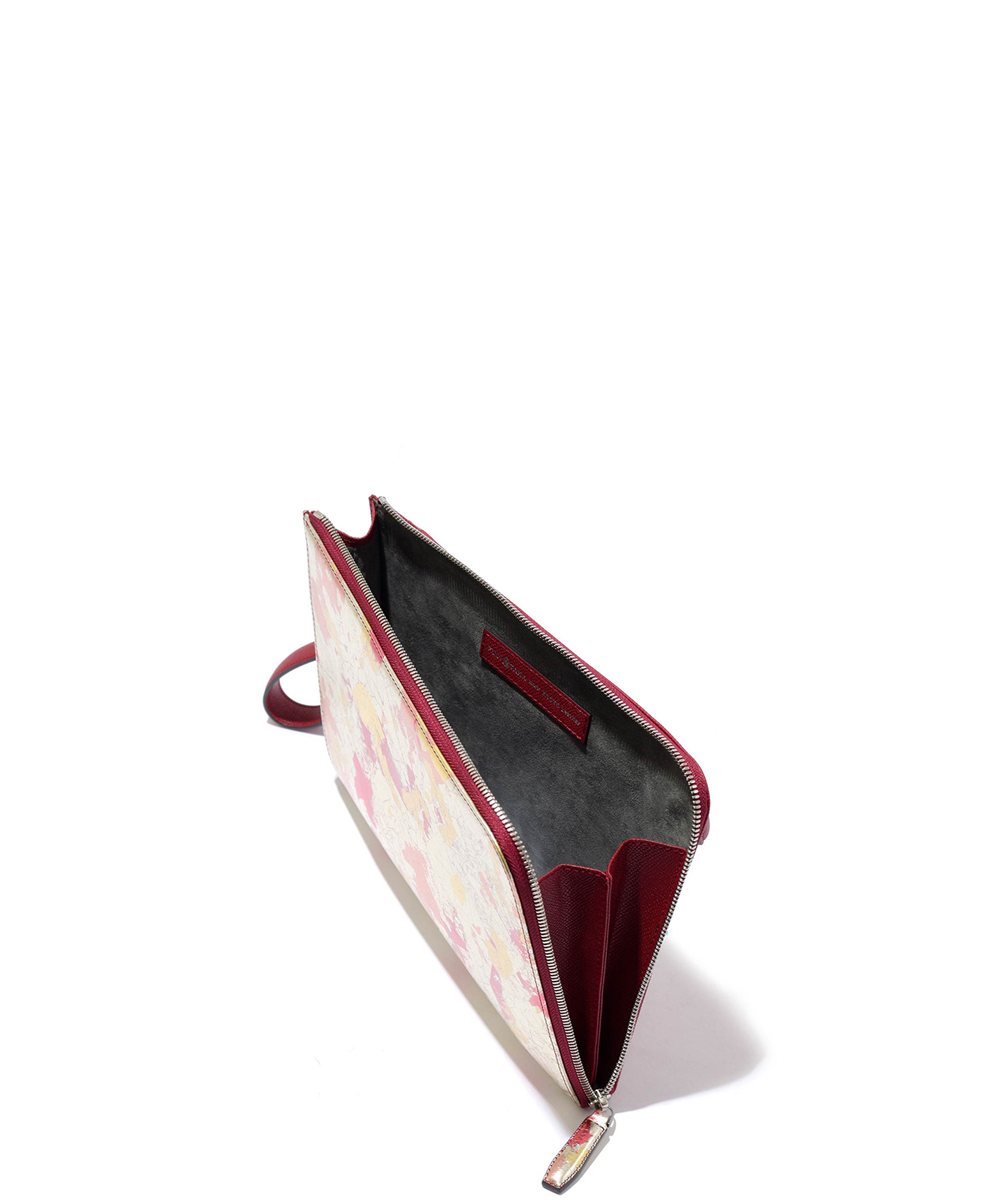 フジタカ ミーツ HAKU KYOTO Leather レザークラッチバッグ B5