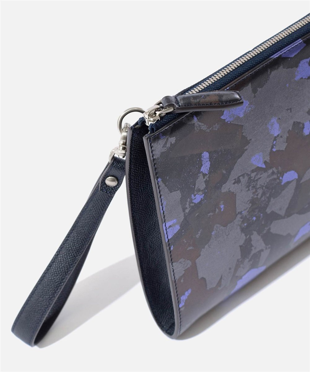 フジタカ ミーツ HAKU KYOTO Leather レザークラッチバッグ B5