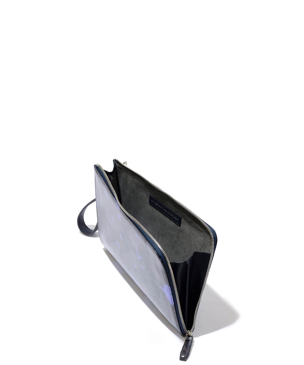 フジタカ ミーツ HAKU KYOTO Leather レザークラッチバッグ B5