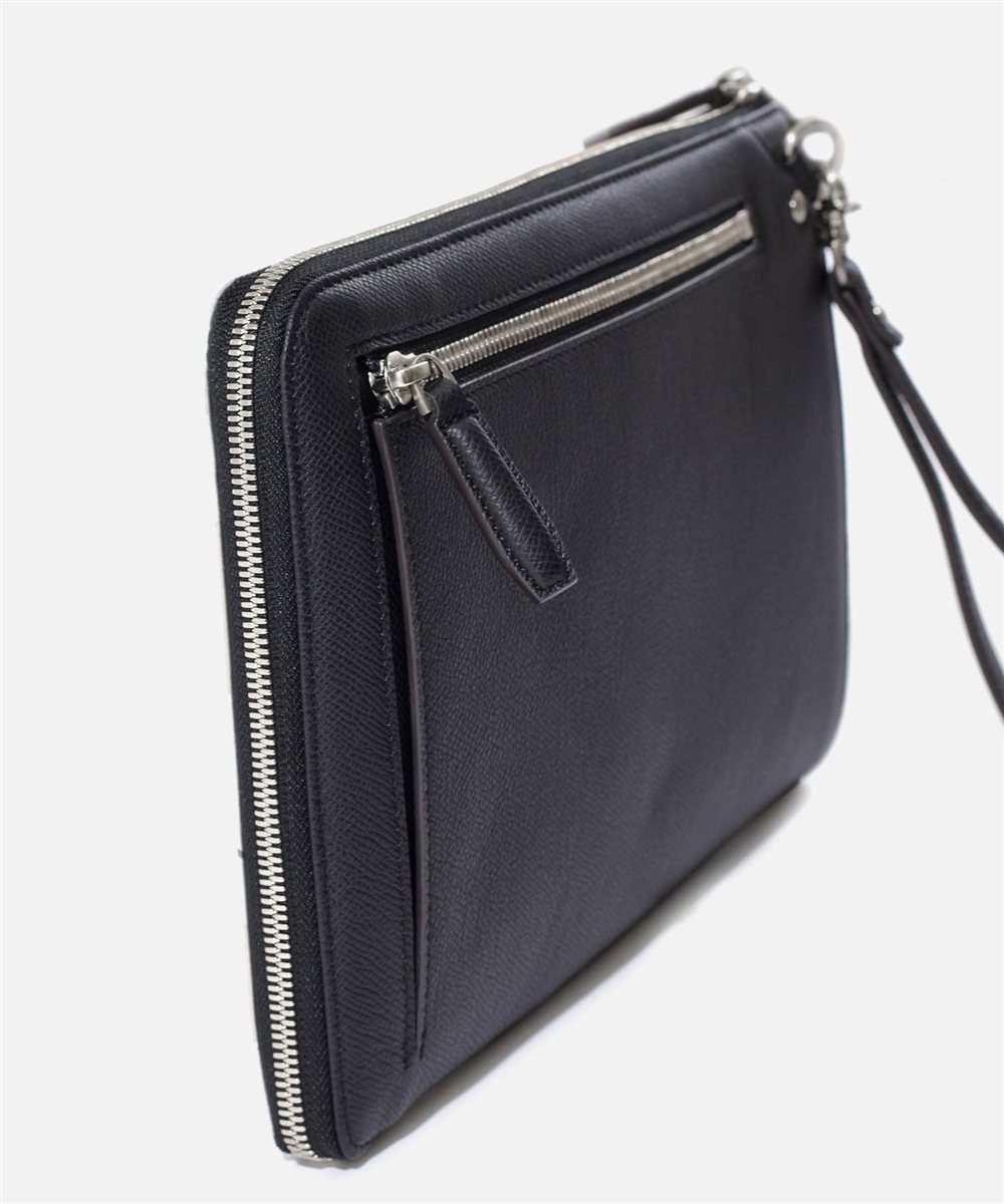 フジタカ ミーツ HAKU KYOTO Leather レザークラッチバッグ B5