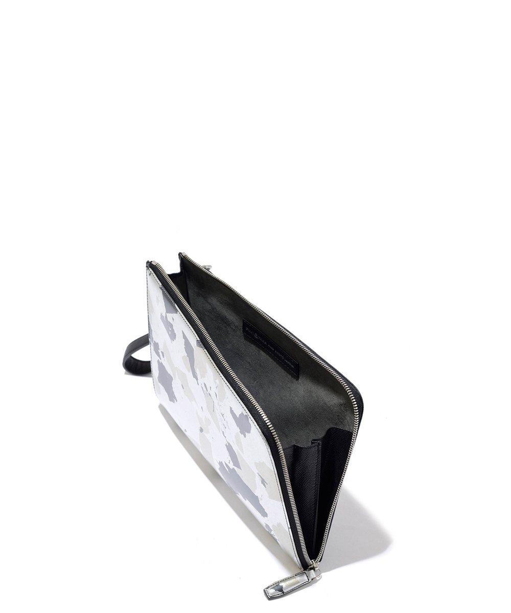 フジタカ ミーツ HAKU KYOTO Leather レザークラッチバッグ B5