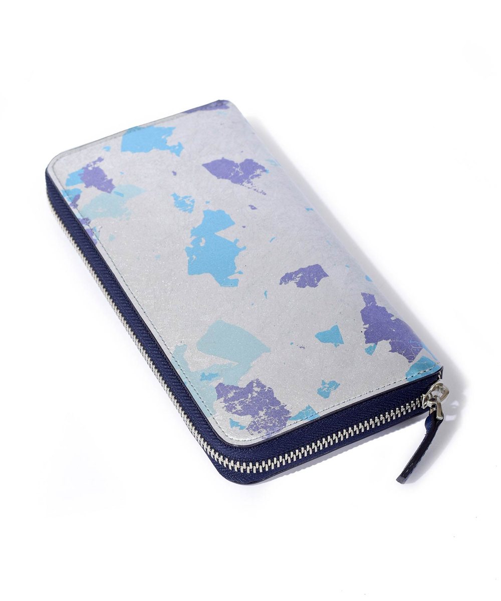 フジタカ ミーツ HAKU KYOTO Leather 長財布 ラウンドファスナー カード段16