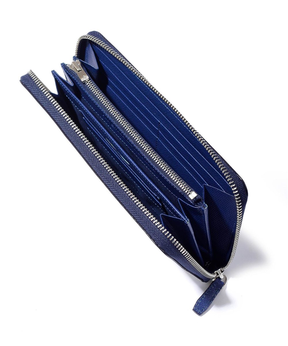 フジタカ ミーツ HAKU KYOTO Leather 長財布 ラウンドファスナー カード段16