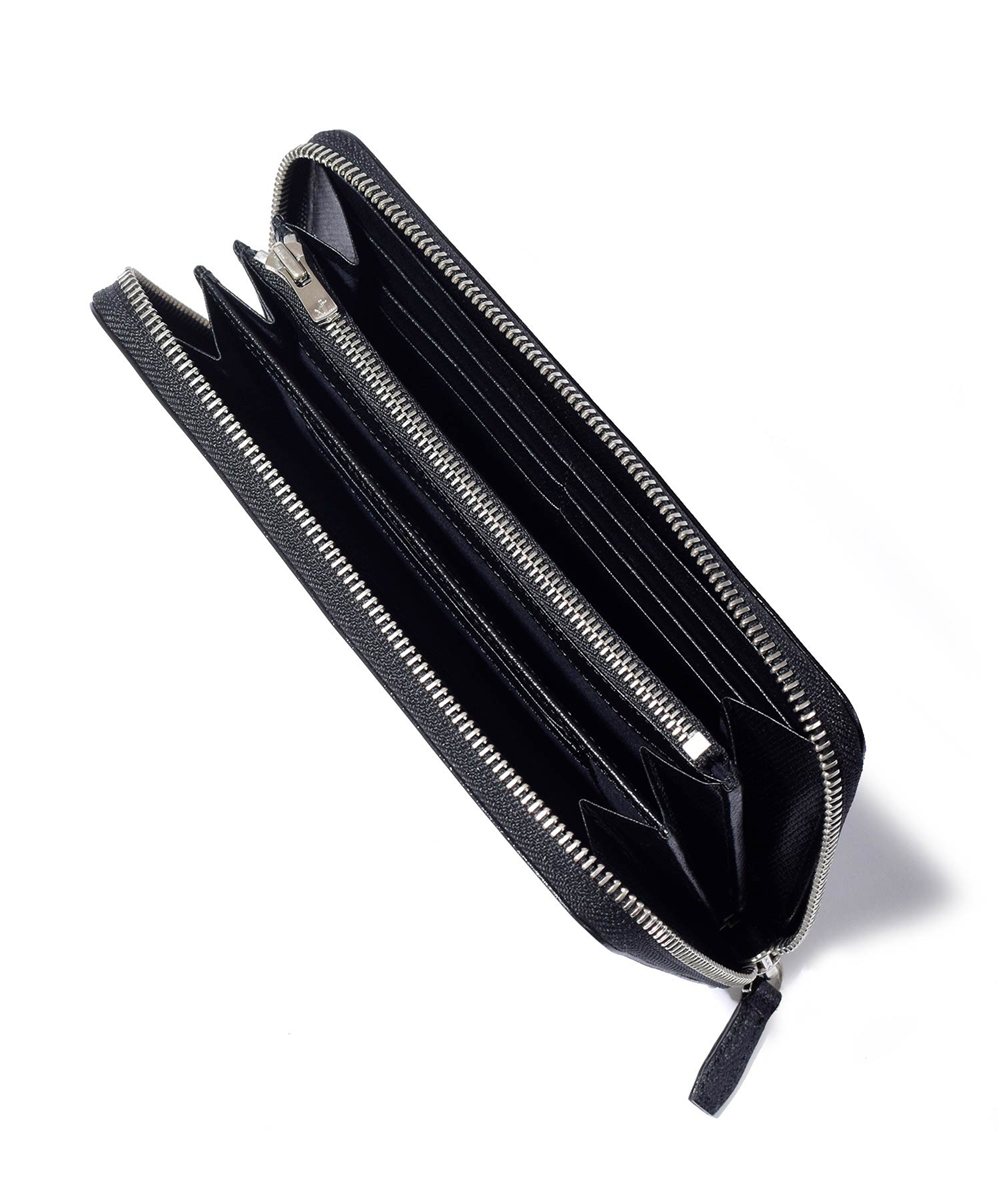 フジタカ ミーツ HAKU KYOTO Leather 長財布 ラウンドファスナー カード段16