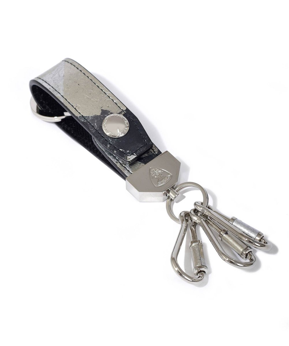 フジタカ ミーツ HAKU KYOTO Leather キーホルダー 3連