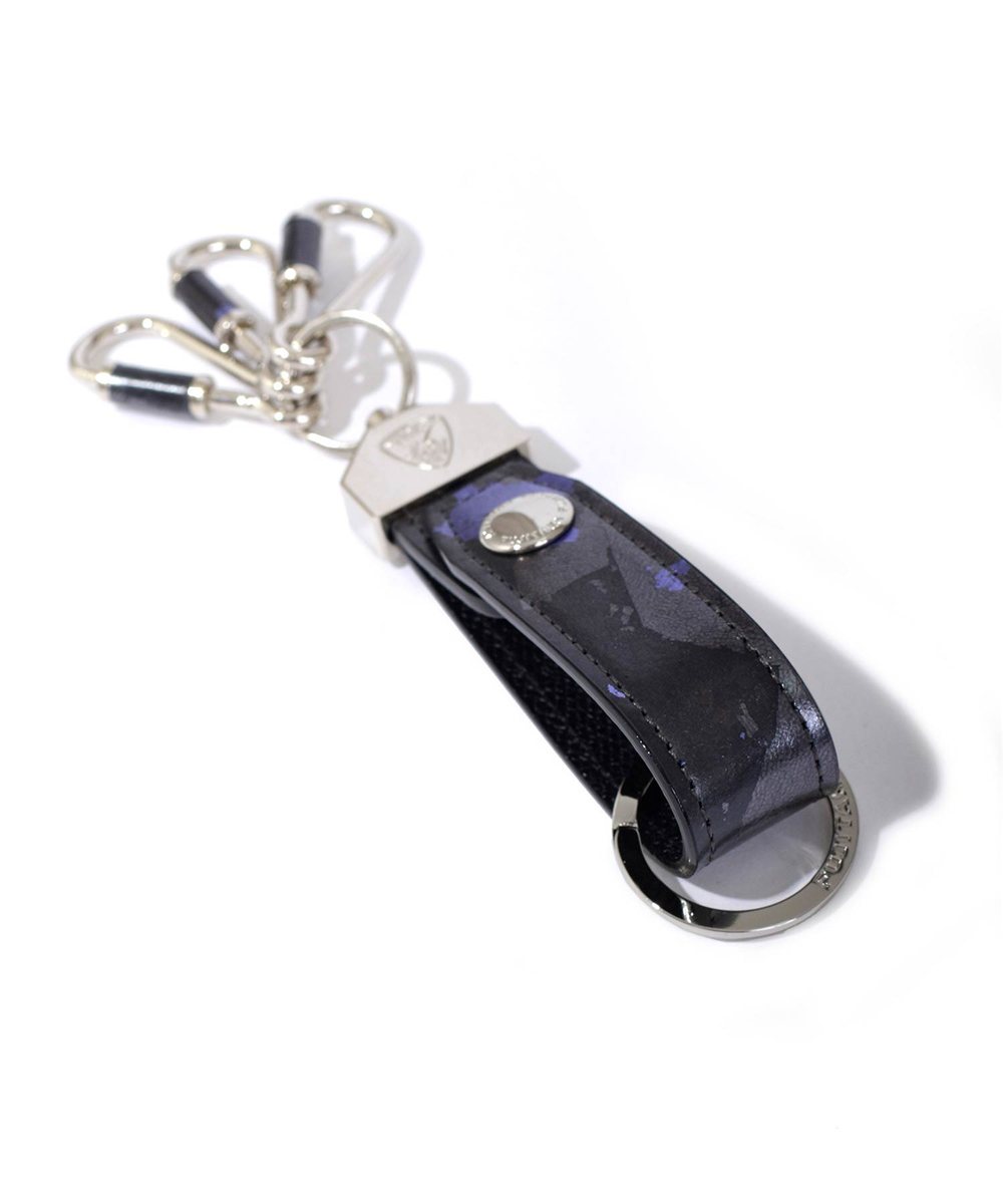 フジタカ ミーツ HAKU KYOTO Leather キーホルダー 3連