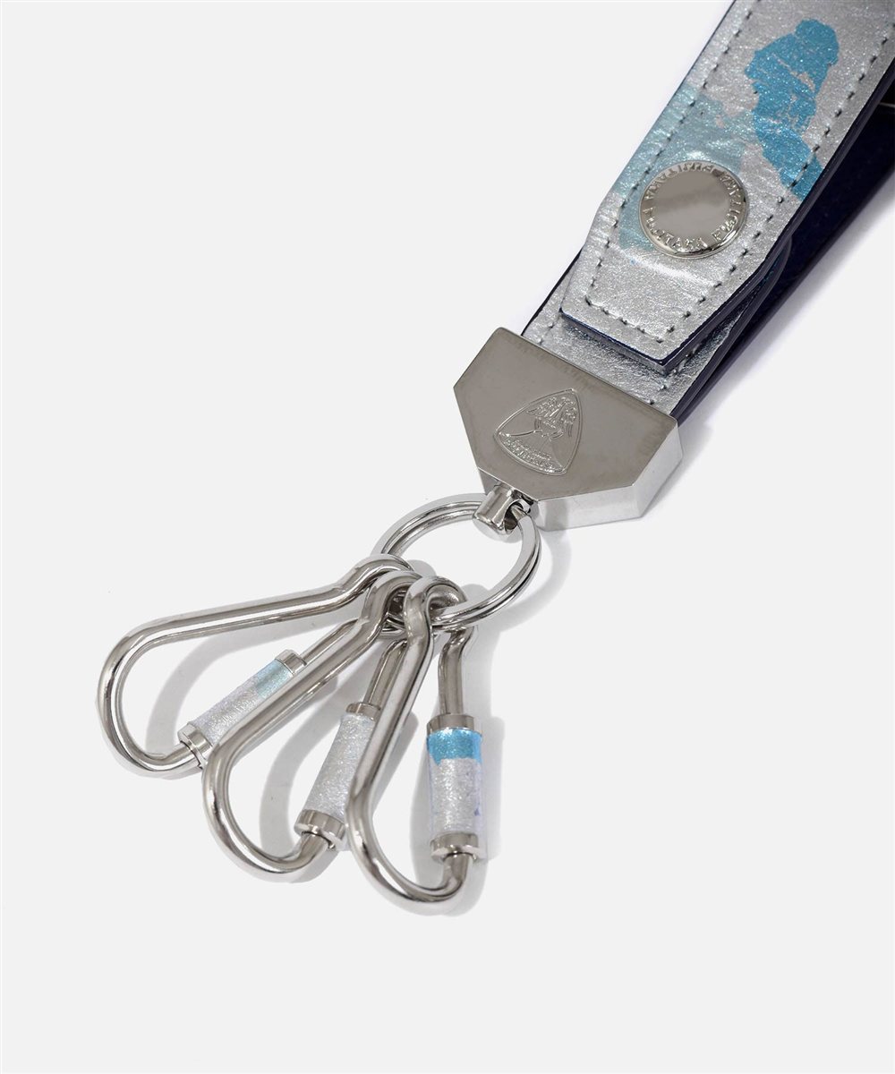 フジタカ ミーツ HAKU KYOTO Leather キーホルダー 3連