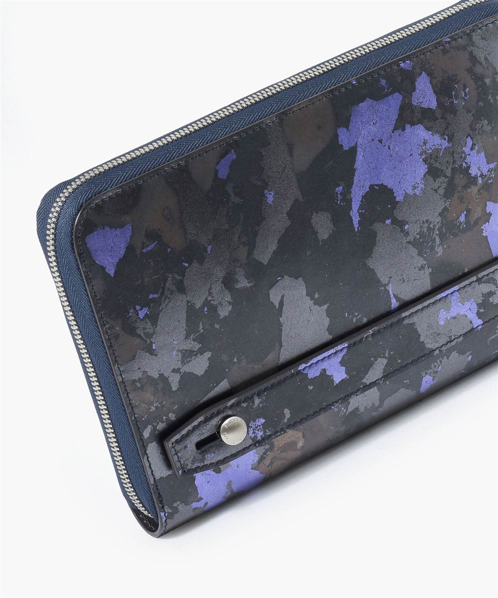 フジタカ ミーツ HAKU KYOTO Leather レザークラッチバッグ