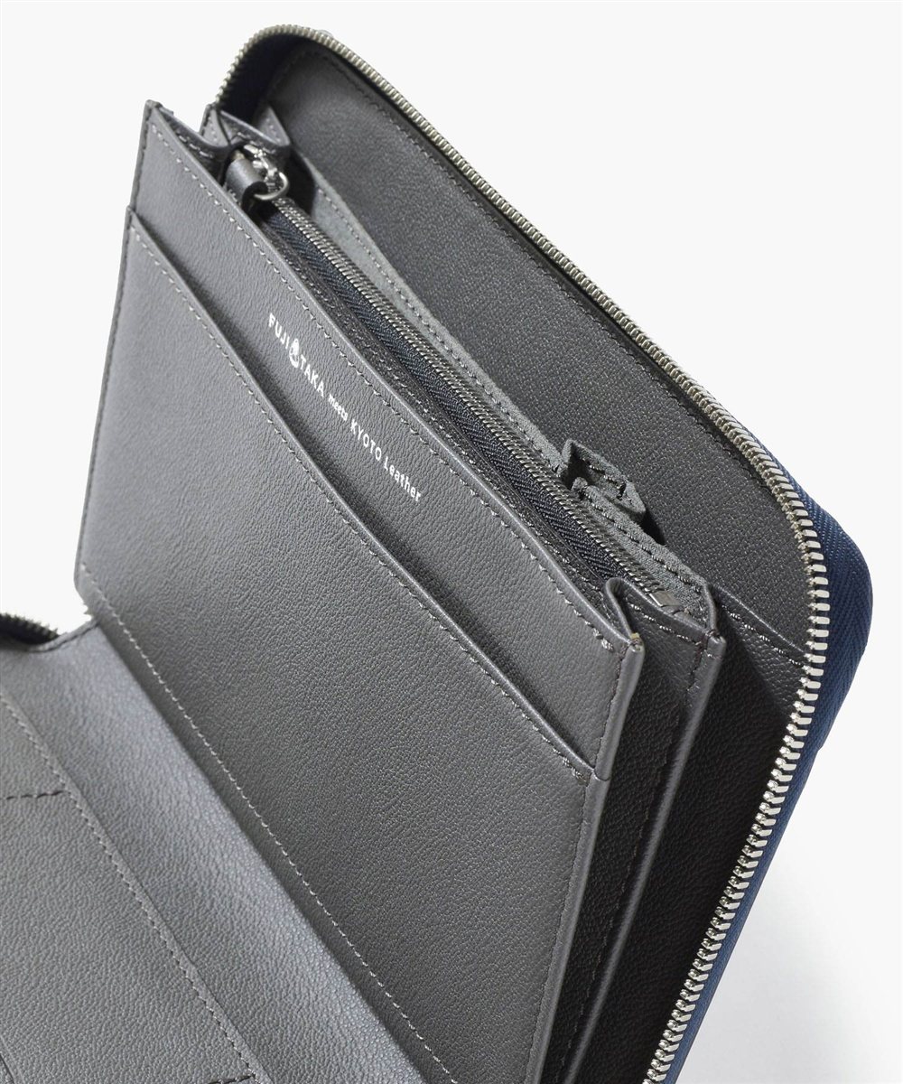 フジタカ ミーツ HAKU KYOTO Leather レザークラッチバッグ