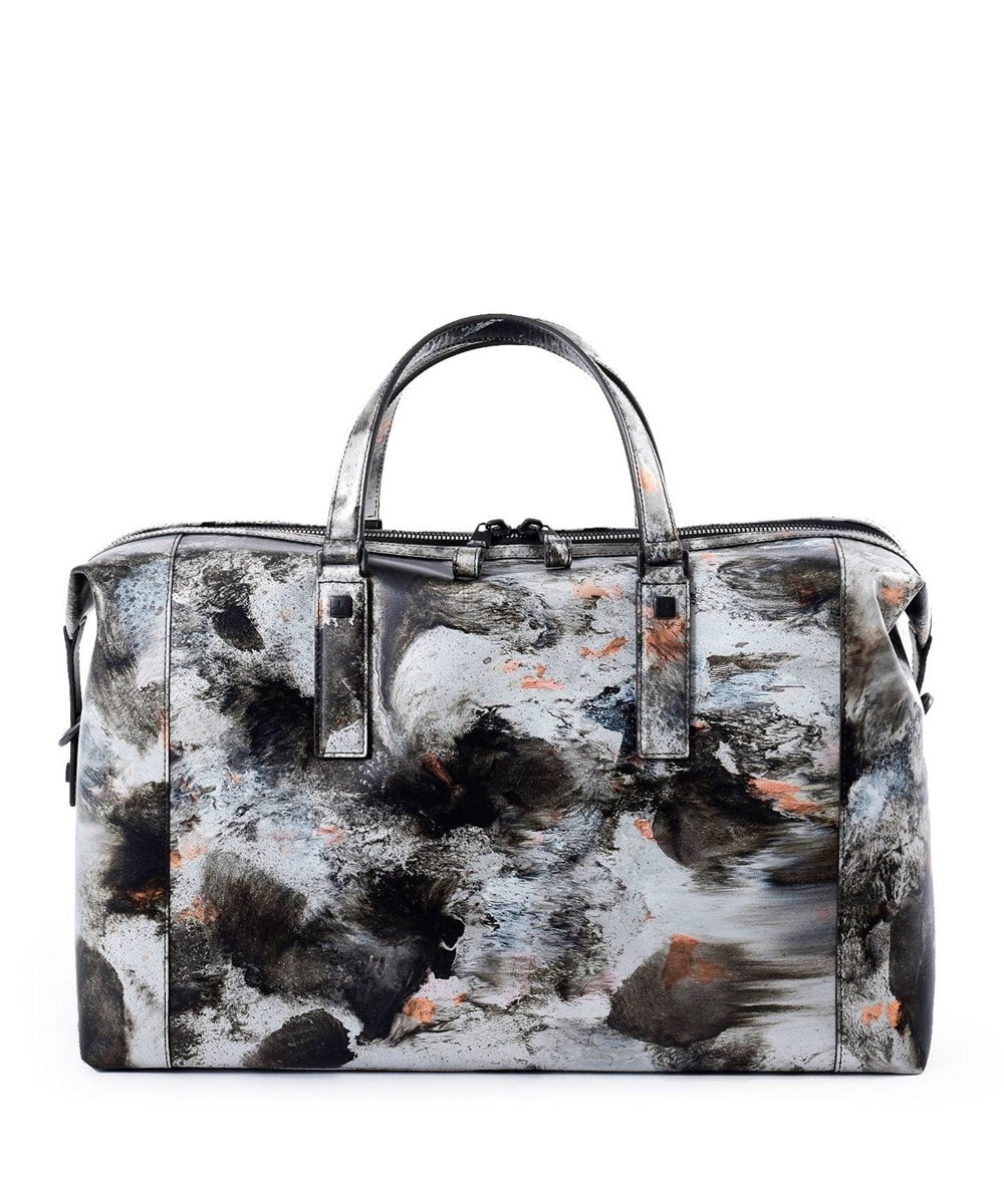 フジタカ ミーツ KYOTO Leather Brush dyeing ボストンバッグ