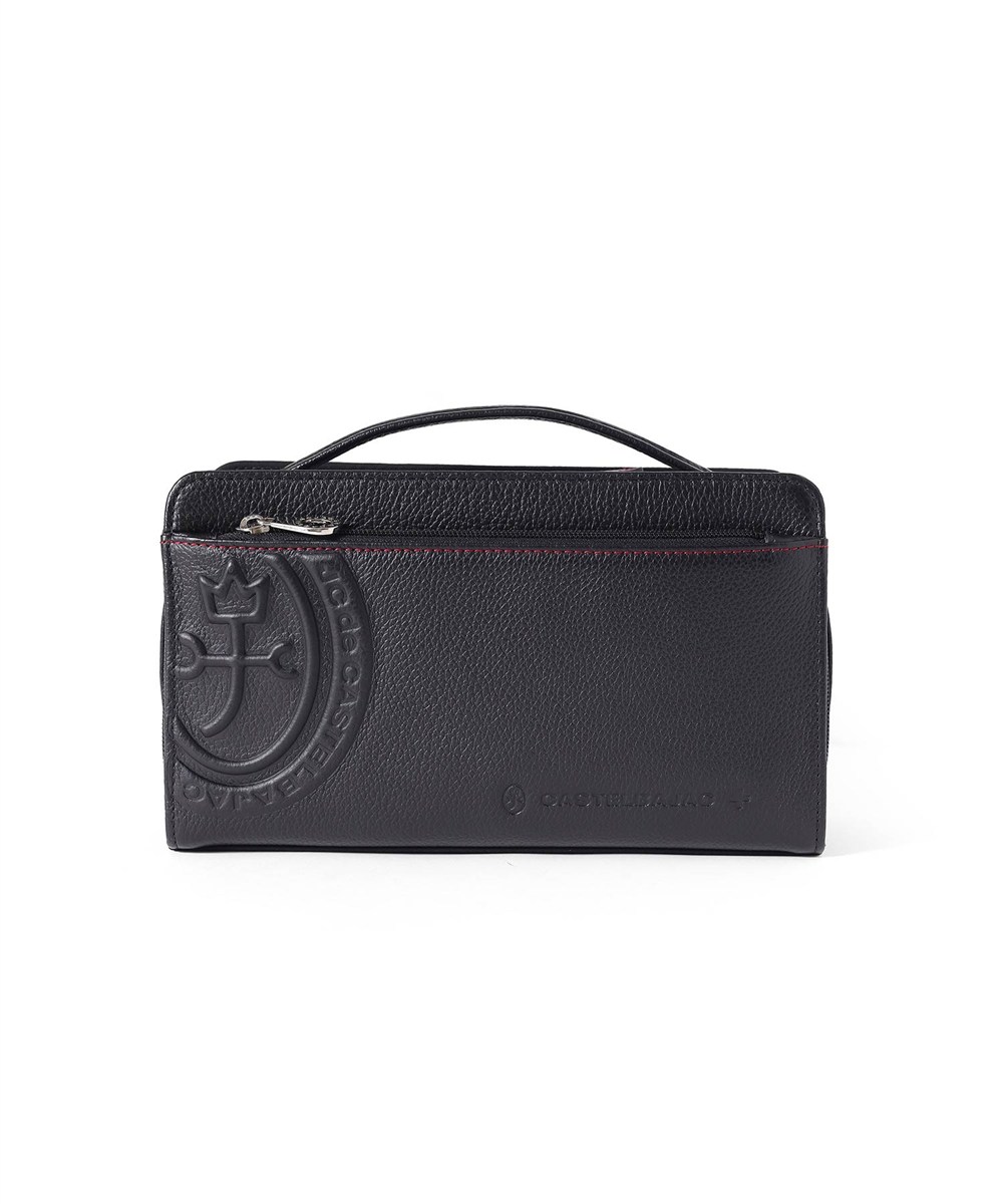 カステルバジャック マーチ レザーメンズバッグ ダブルルーム