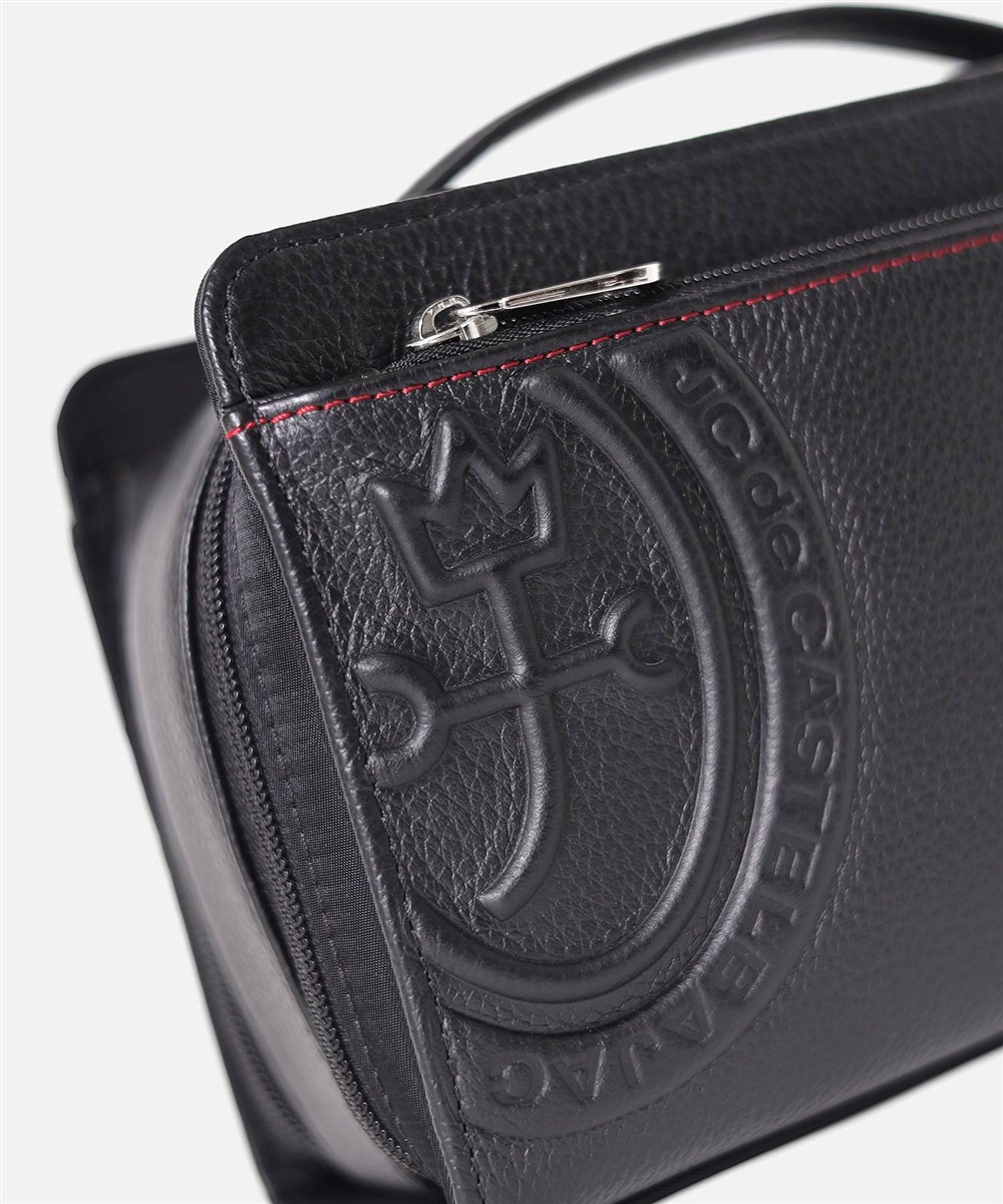 カステルバジャック マーチ レザーメンズバッグ ダブルルーム