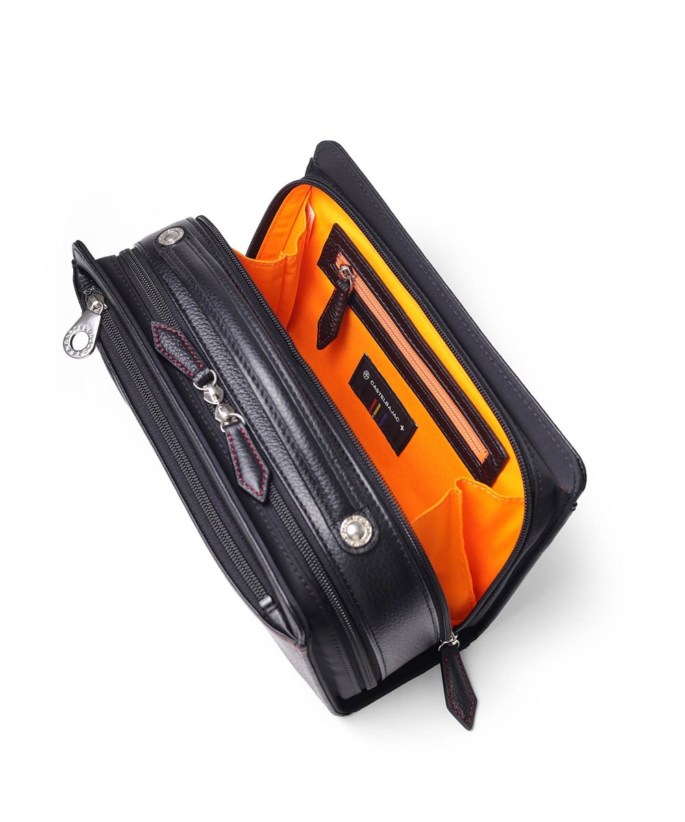 カステルバジャック マーチ レザーメンズバッグ ダブルルーム