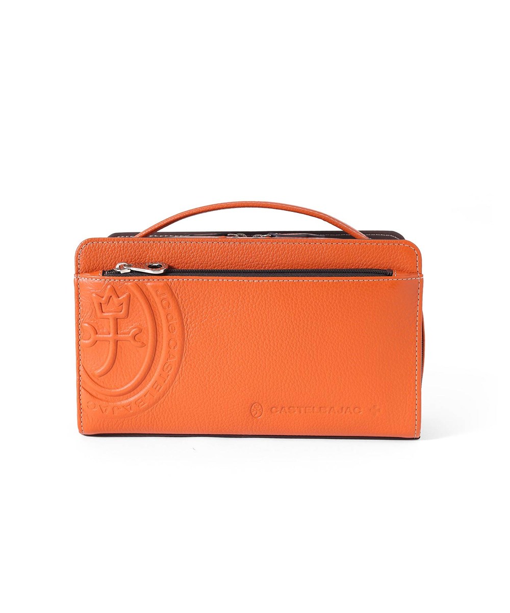 カステルバジャック マーチ レザーメンズバッグ ダブルルーム