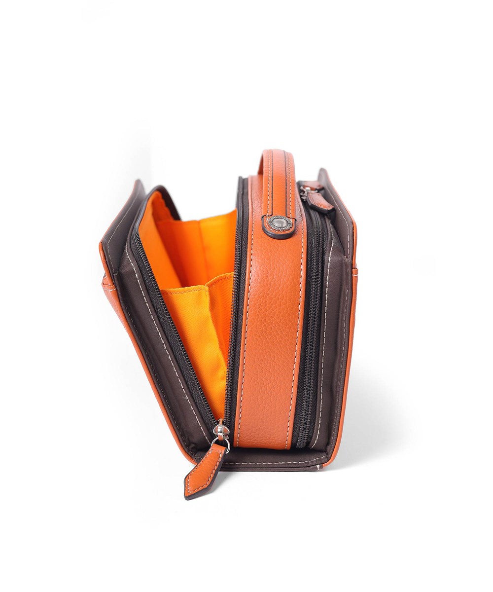 カステルバジャック マーチ レザーメンズバッグ ダブルルーム