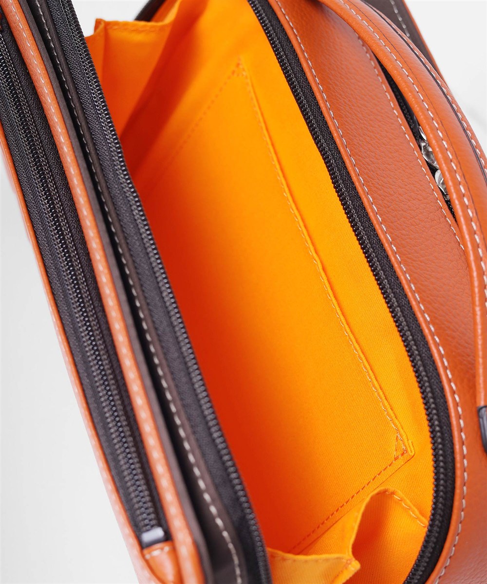 カステルバジャック マーチ レザーメンズバッグ ダブルルーム