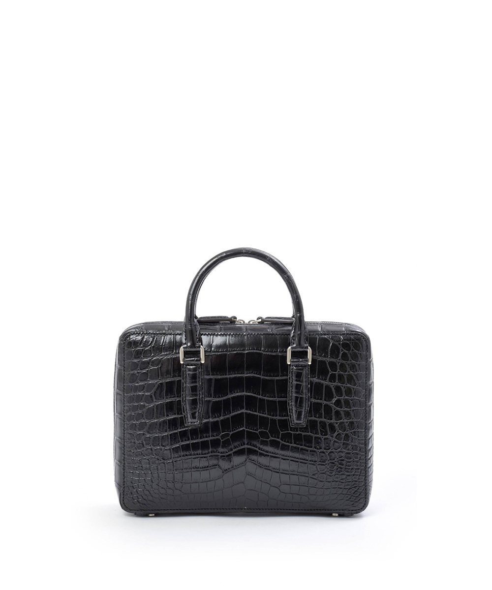 フジタカ ギャラリー 名巧クロコダイル コンパクト ブリーフバッグ B5