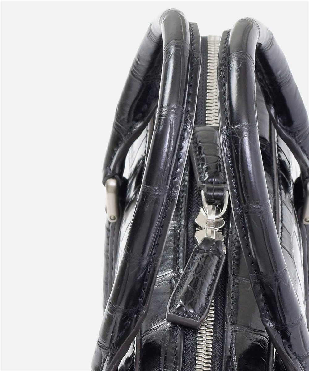 フジタカ ギャラリー 名巧クロコダイル コンパクト ブリーフバッグ B5