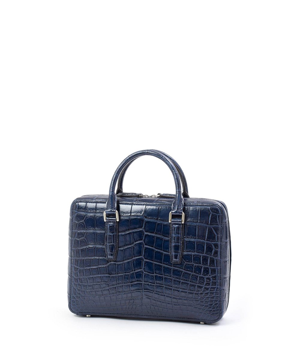 フジタカ ギャラリー 名巧クロコダイル コンパクト ブリーフバッグ B5