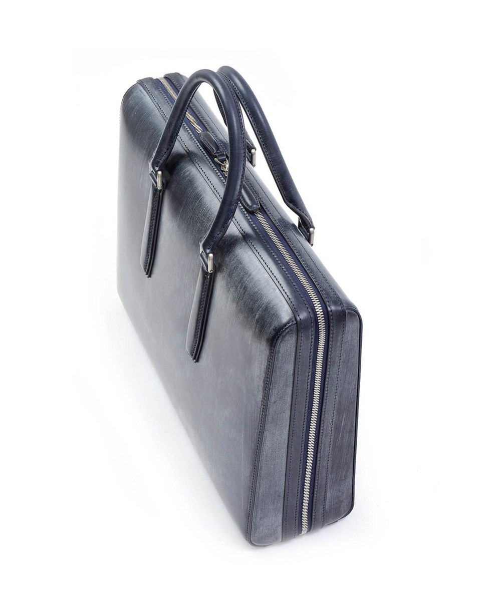 フジタカ ギャラリー 名巧 ブライドルレザー ビジネスバッグ ロケット型 B4ジャスト