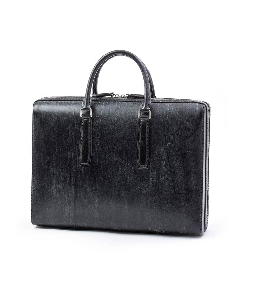 フジタカ ギャラリー 名巧 ブライドルレザー ビジネスバッグ ロケット型 B4ジャスト