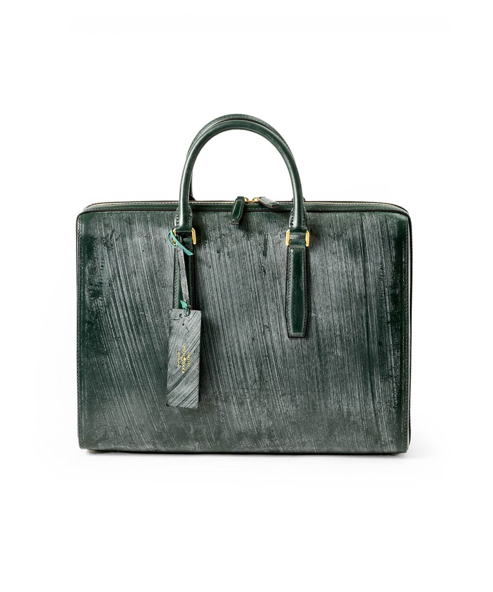 フジタカ ギャラリー 名巧 ブライドルレザー ビジネスバッグ ロケット型 B4ジャスト