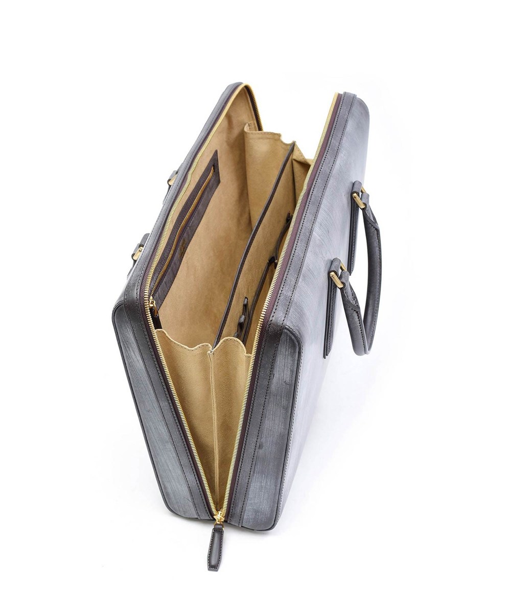 フジタカ ギャラリー 名巧 ブライドルレザー ビジネスバッグ ロケット型 B4ジャスト