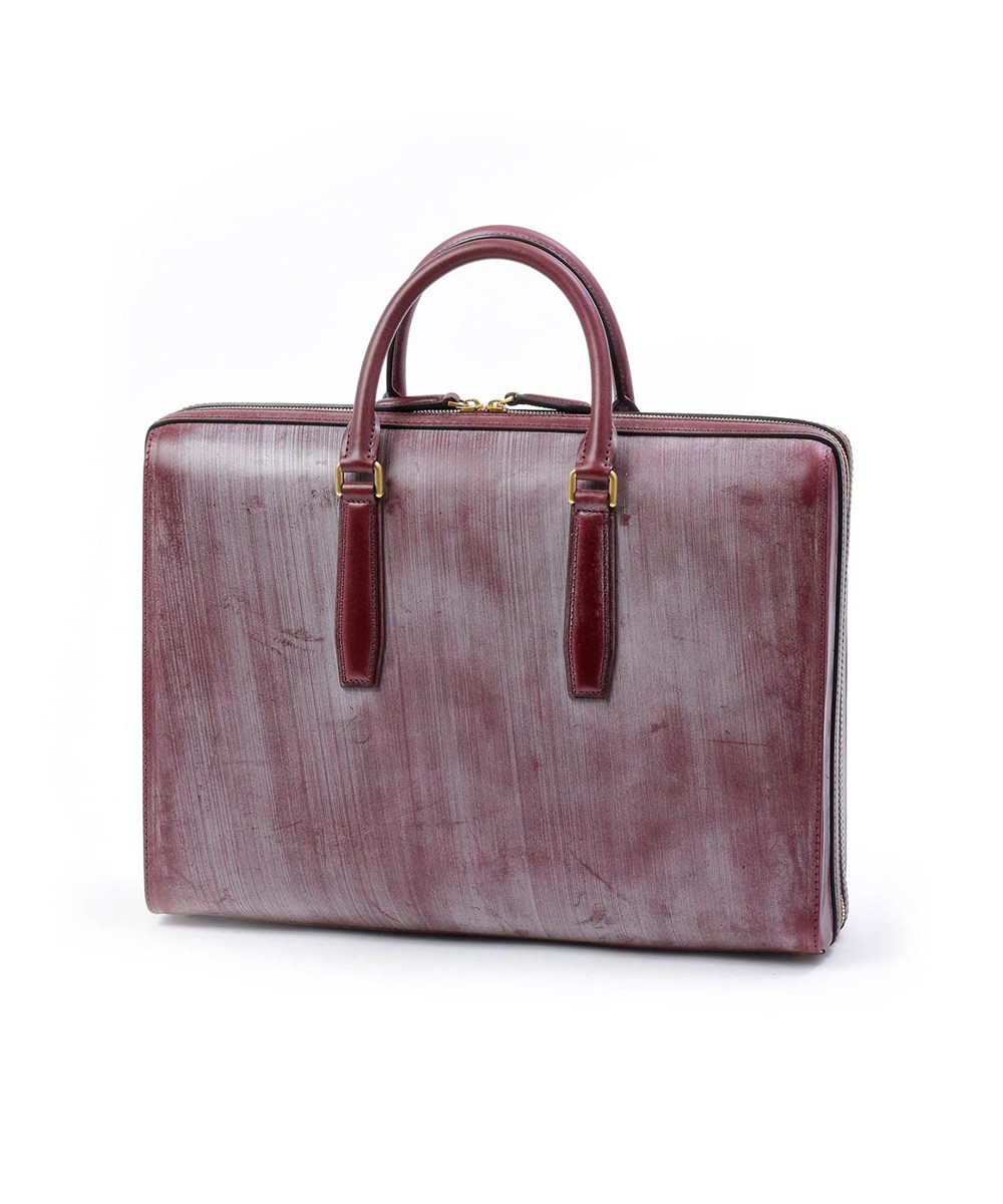 フジタカ ギャラリー 名巧 ブライドルレザー ビジネスバッグ ロケット型 B4ジャスト