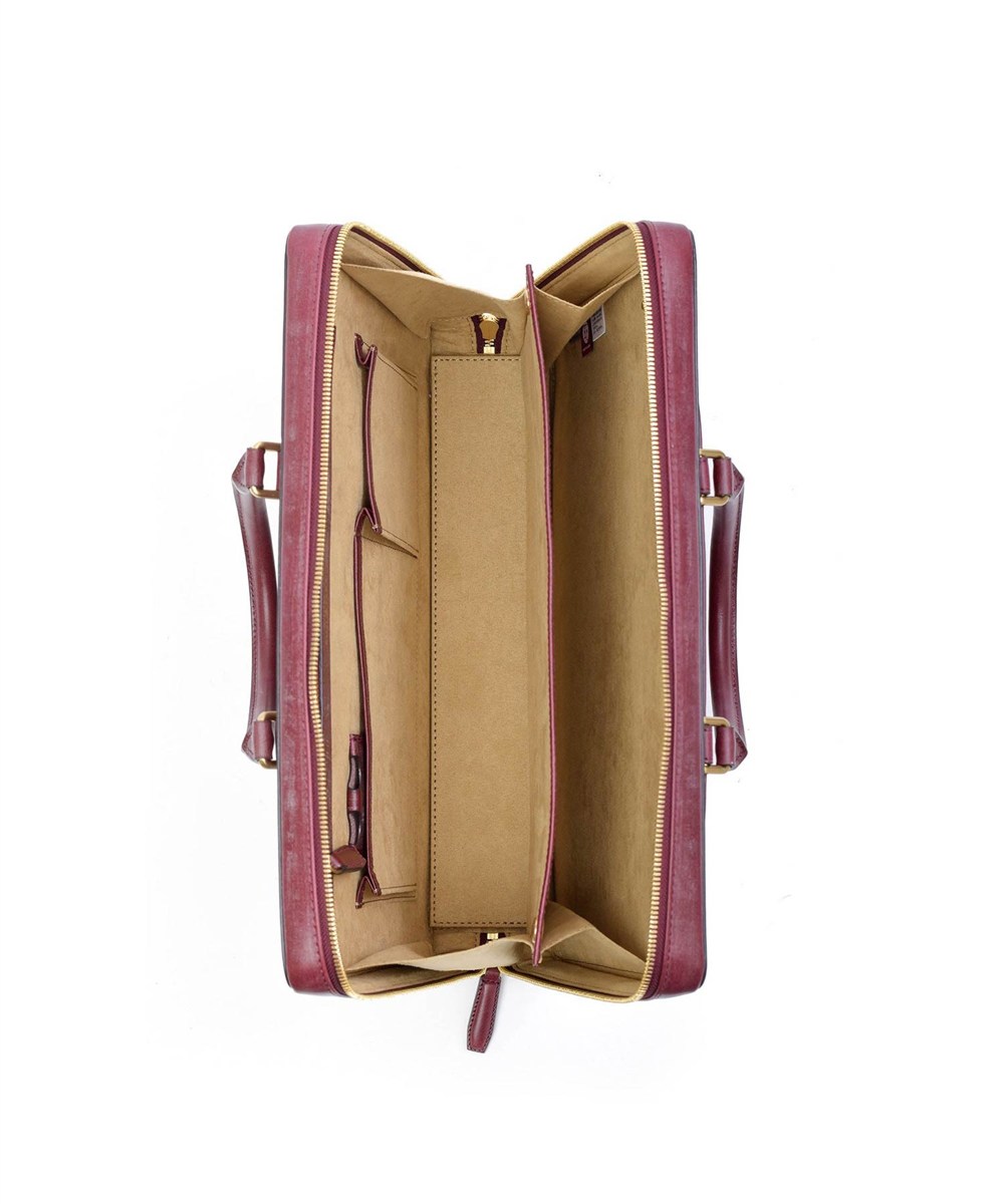 フジタカ ギャラリー 名巧 ブライドルレザー ビジネスバッグ A4ジャスト