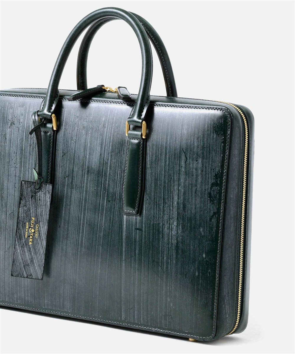 フジタカ ギャラリー 名巧 ブライドルレザー ビジネスバッグ A4ジャスト