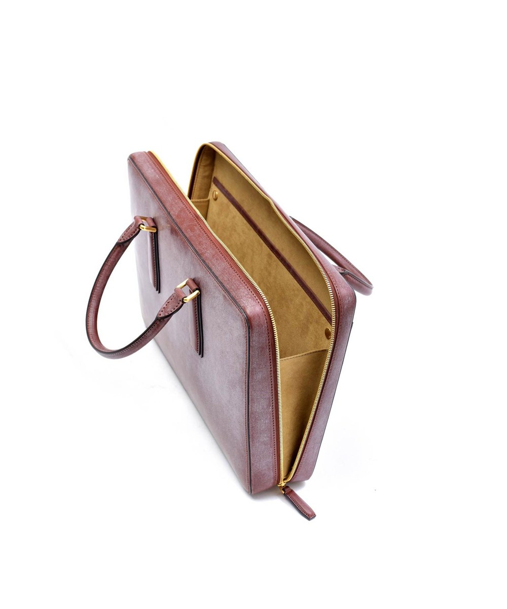 フジタカ ギャラリー 名巧 ブライドルレザー ビジネスバッグ A4ジャスト