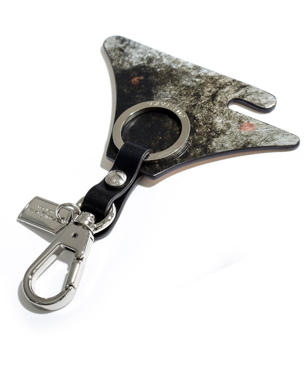 フジタカ ミーツ KYOTO Leather HAKU キーホルダー 【富士山】