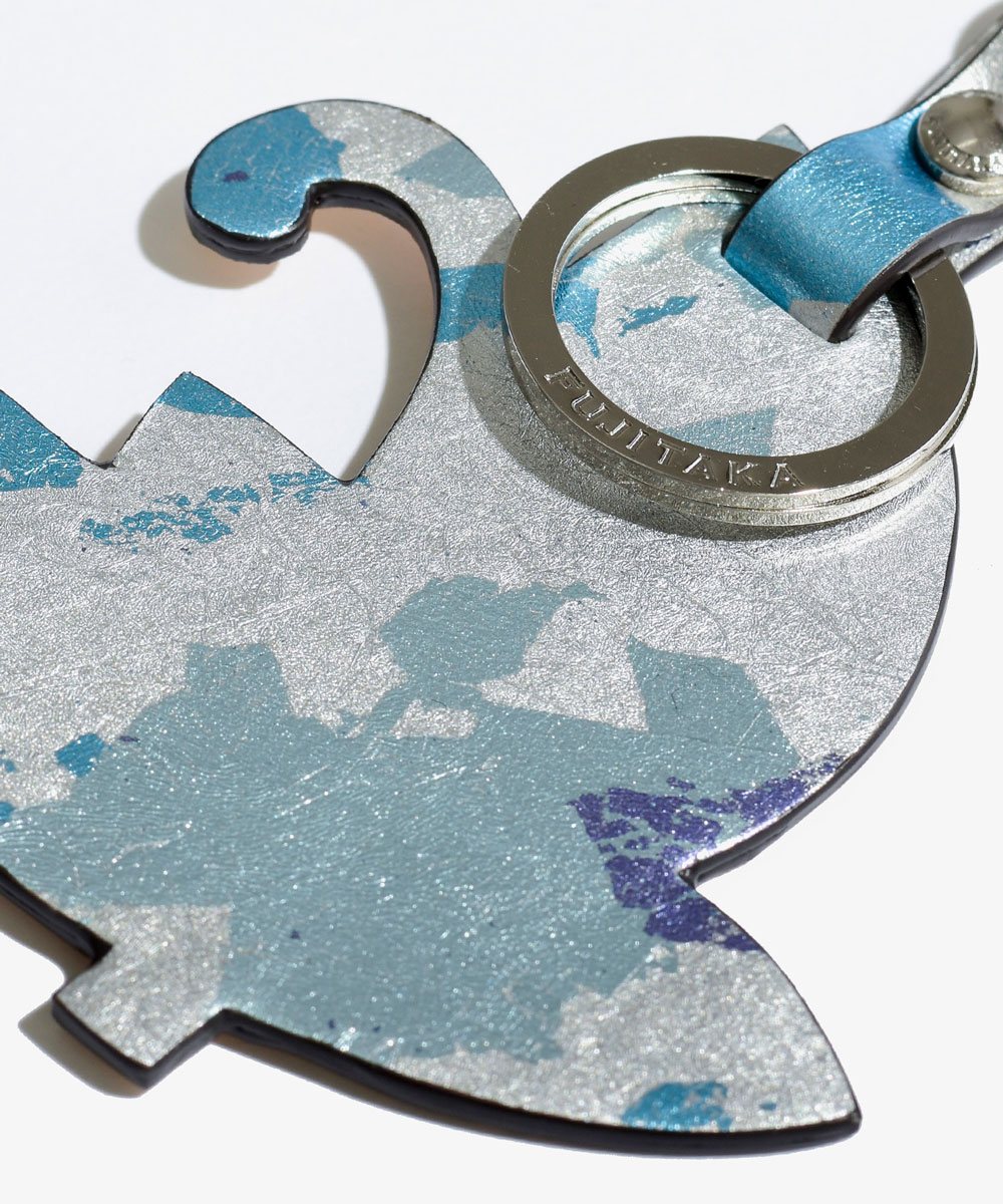 フジタカ ミーツ KYOTO Leather HAKU キーホルダー 【粋】