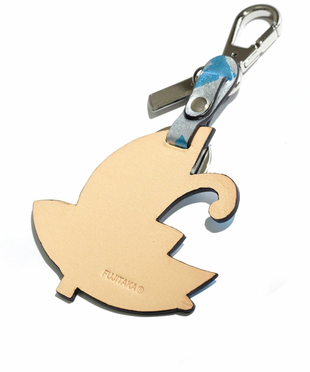 フジタカ ミーツ KYOTO Leather HAKU キーホルダー 【粋】