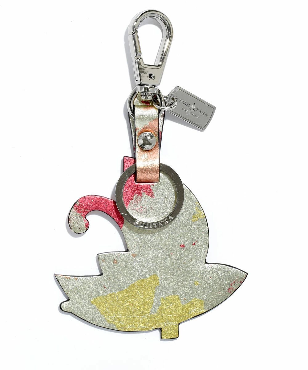 フジタカ ミーツ KYOTO Leather HAKU キーホルダー 【粋】