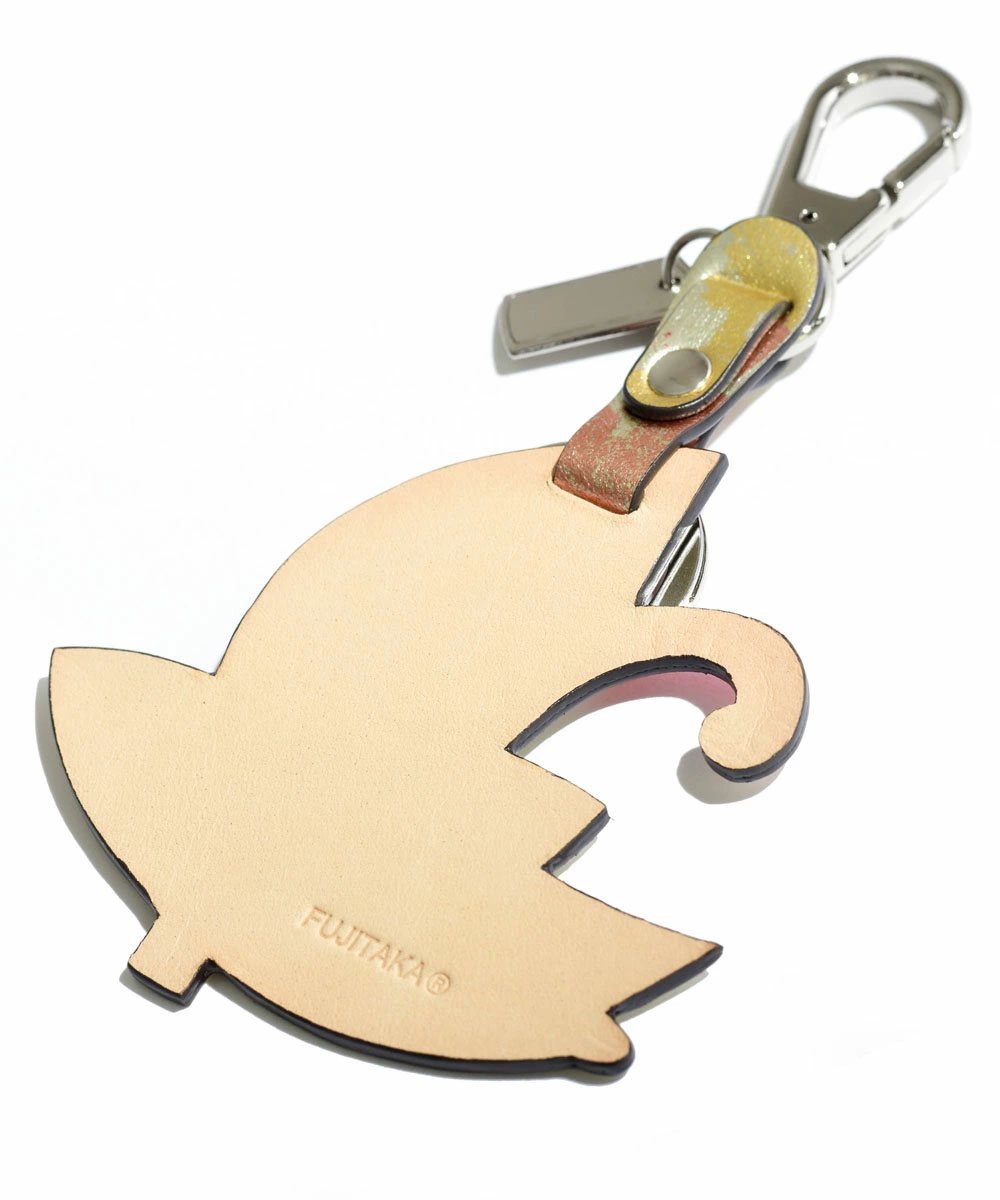 フジタカ ミーツ KYOTO Leather HAKU キーホルダー 【粋】