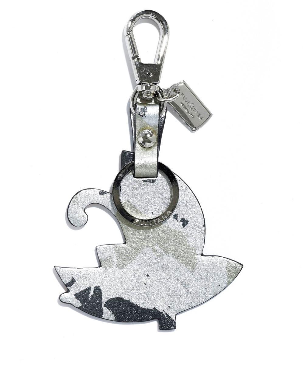 フジタカ ミーツ KYOTO Leather HAKU キーホルダー 【粋】